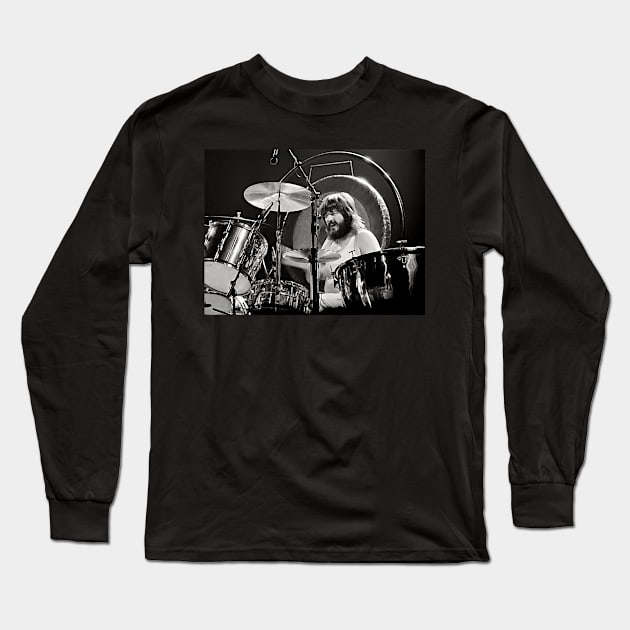 Bonzo Art Print Drums Percussion Hard Rock Heavy Metal Long Sleeve T-Shirt by ZiggyPrint